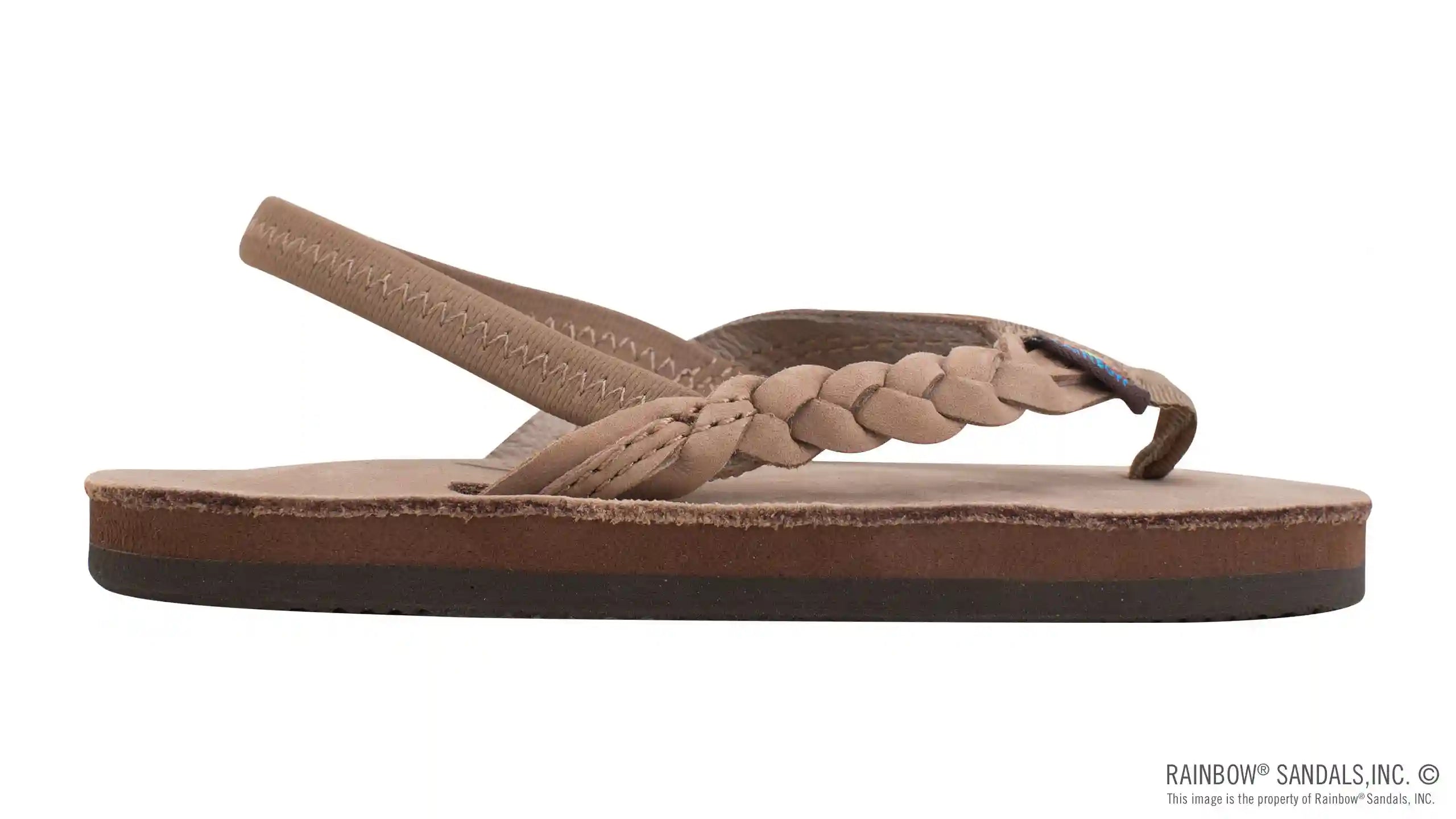 Kids Flirty Braidy- Premier Leather Braided 1/2 Strap - Image 4
