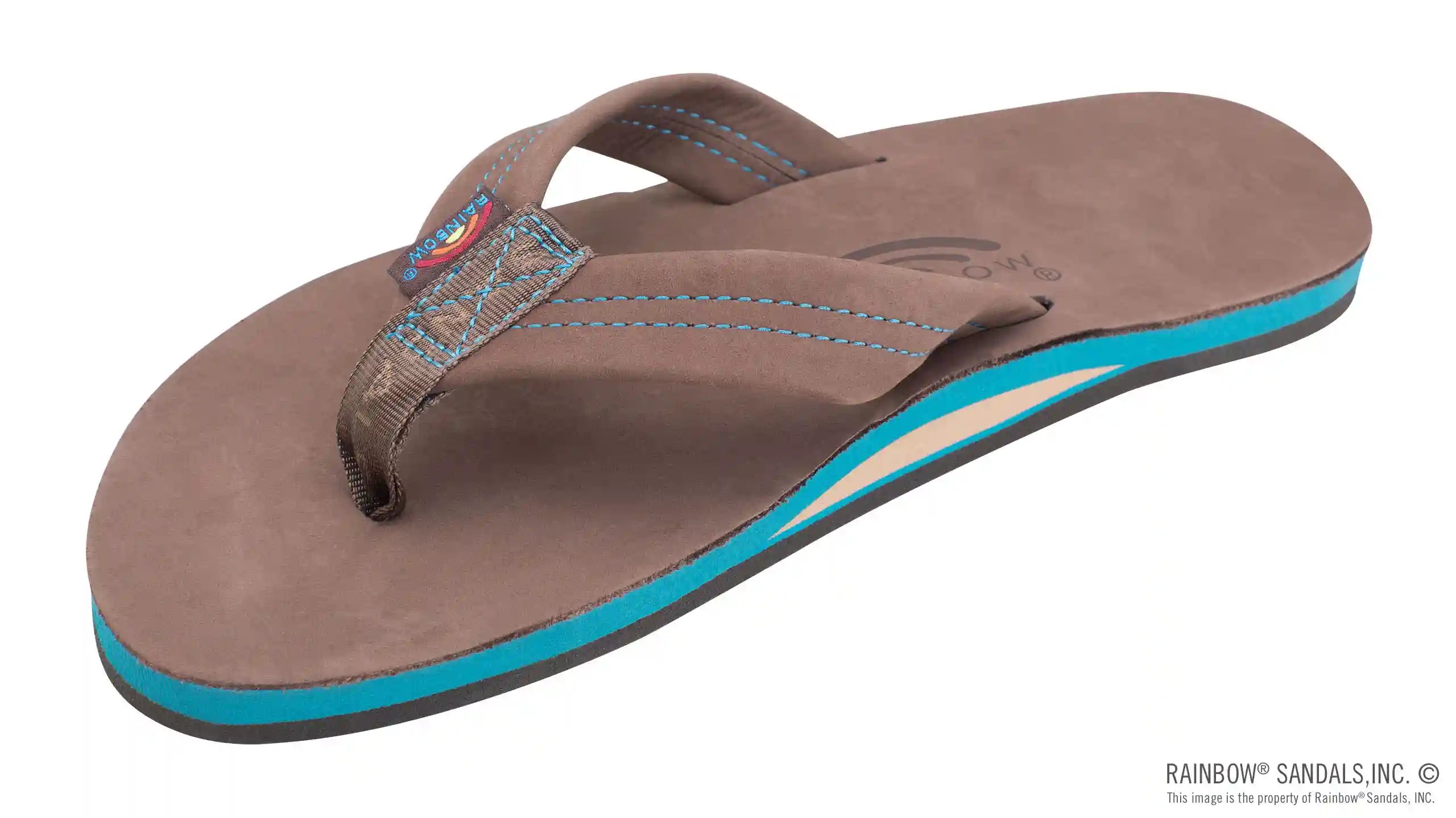 Premier Blues - Single Layer Premier Leather with Blue Midsole 1 Strap