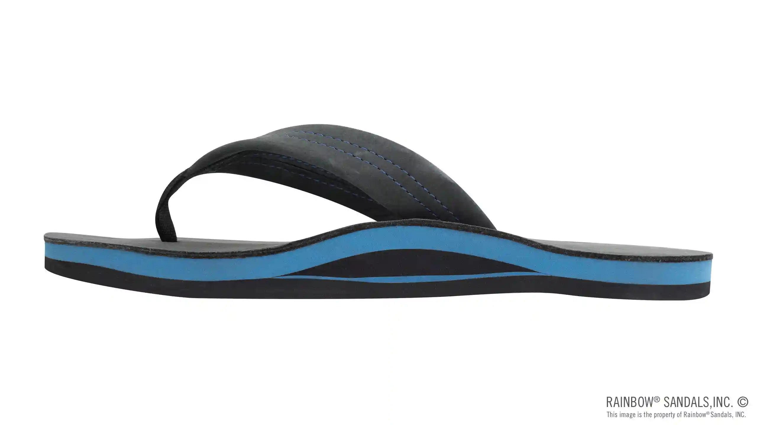 Premier Blues - Single Layer Premier Leather with Blue Midsole 1 Strap - Image 7
