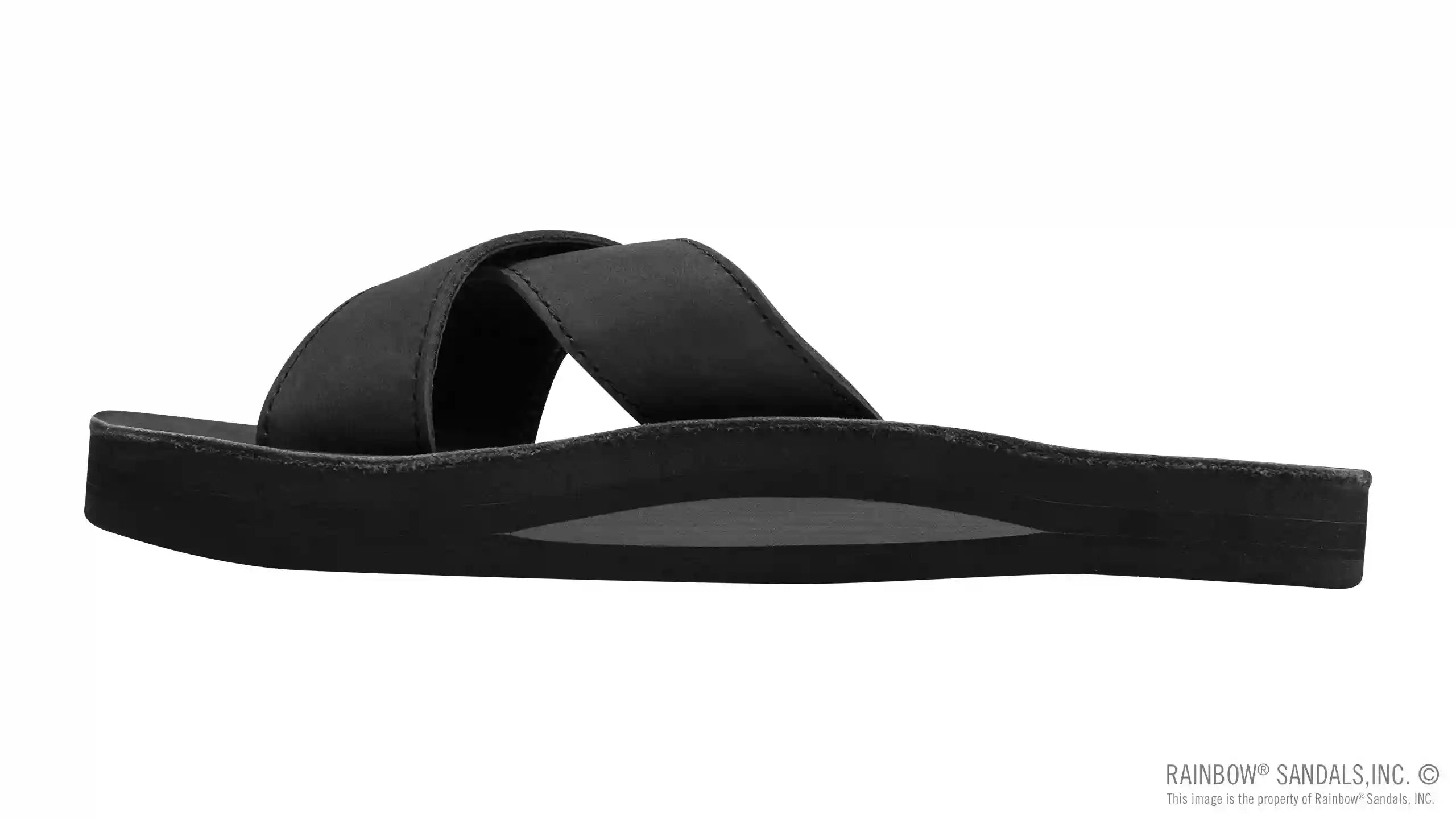 Premier Leather Single Layer Arch Cross Strap Flat Stitch - Image 12