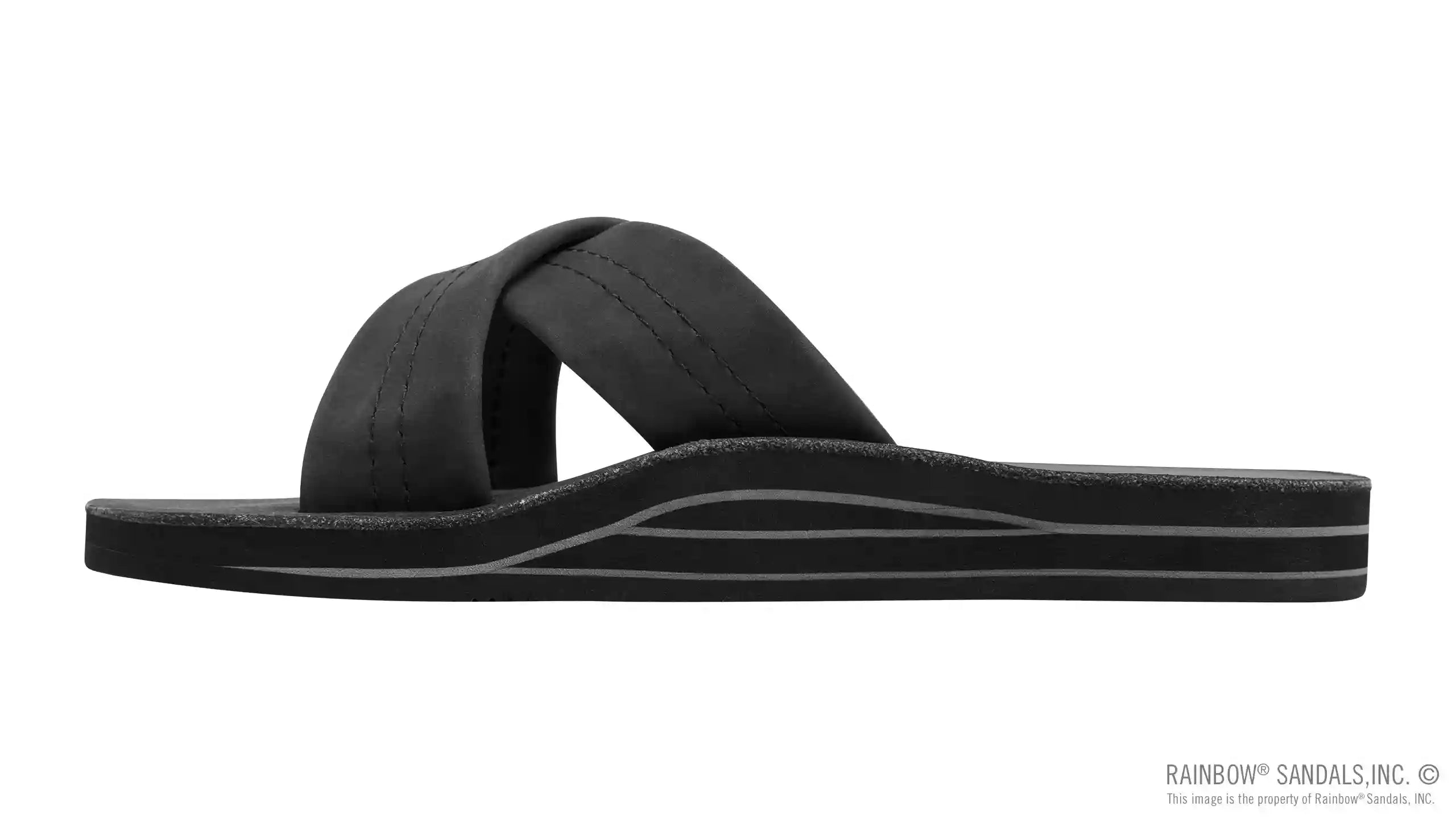 Premier Leather Double Layer Arch Cross Strap Rolled Stitch - Image 12