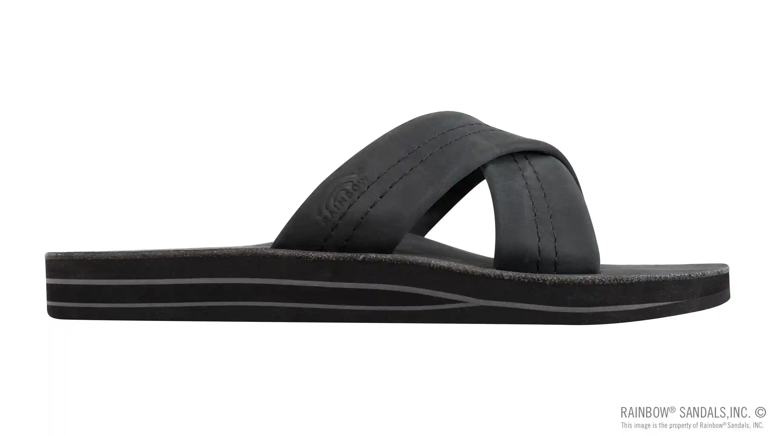 Premier Leather Double Layer Arch Cross Strap Rolled Stitch - Image 14