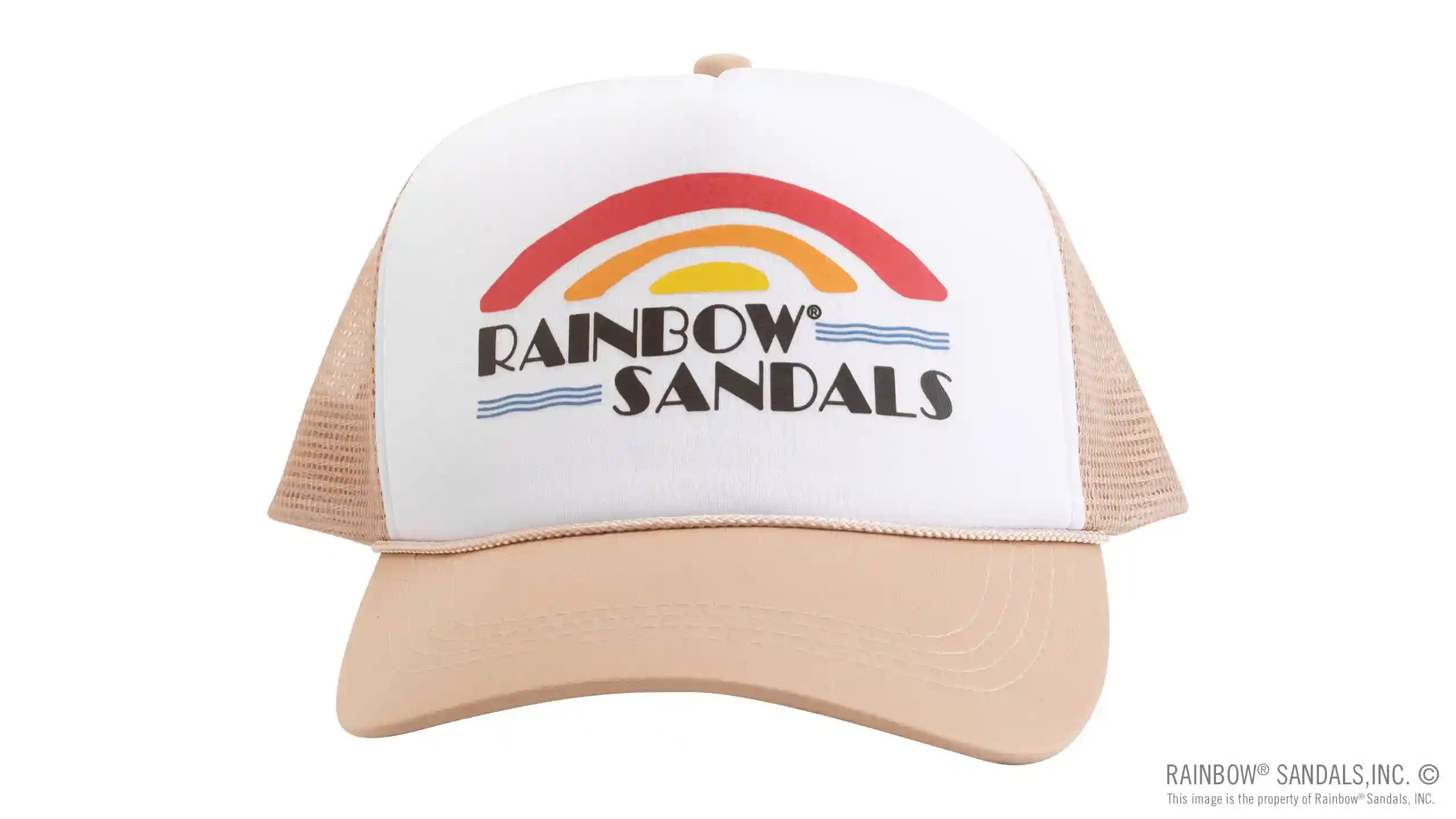 Rainbow Trucker Hat - Vintage Logo - Image 2