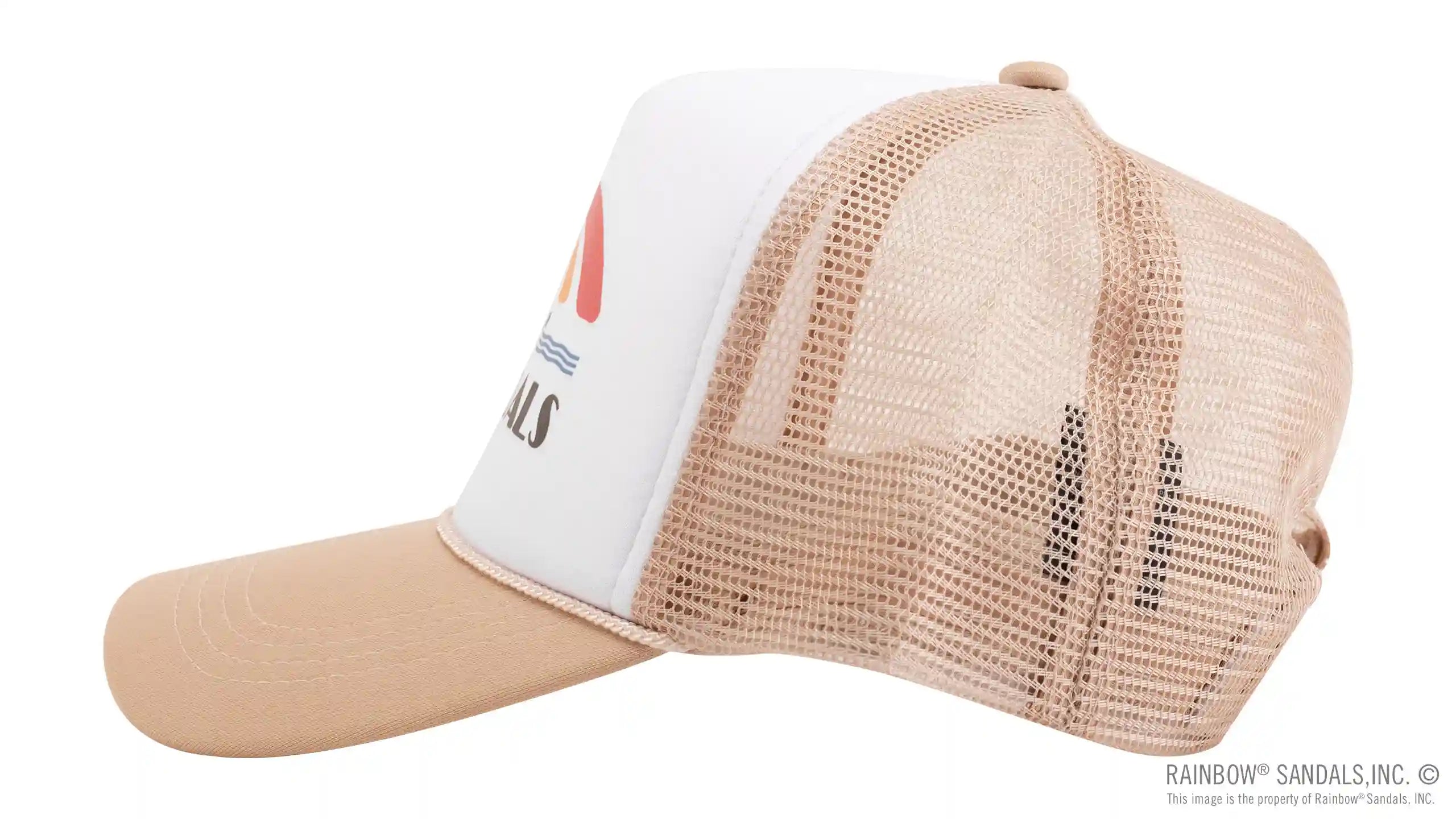 Rainbow Trucker Hat - Vintage Logo - Image 3