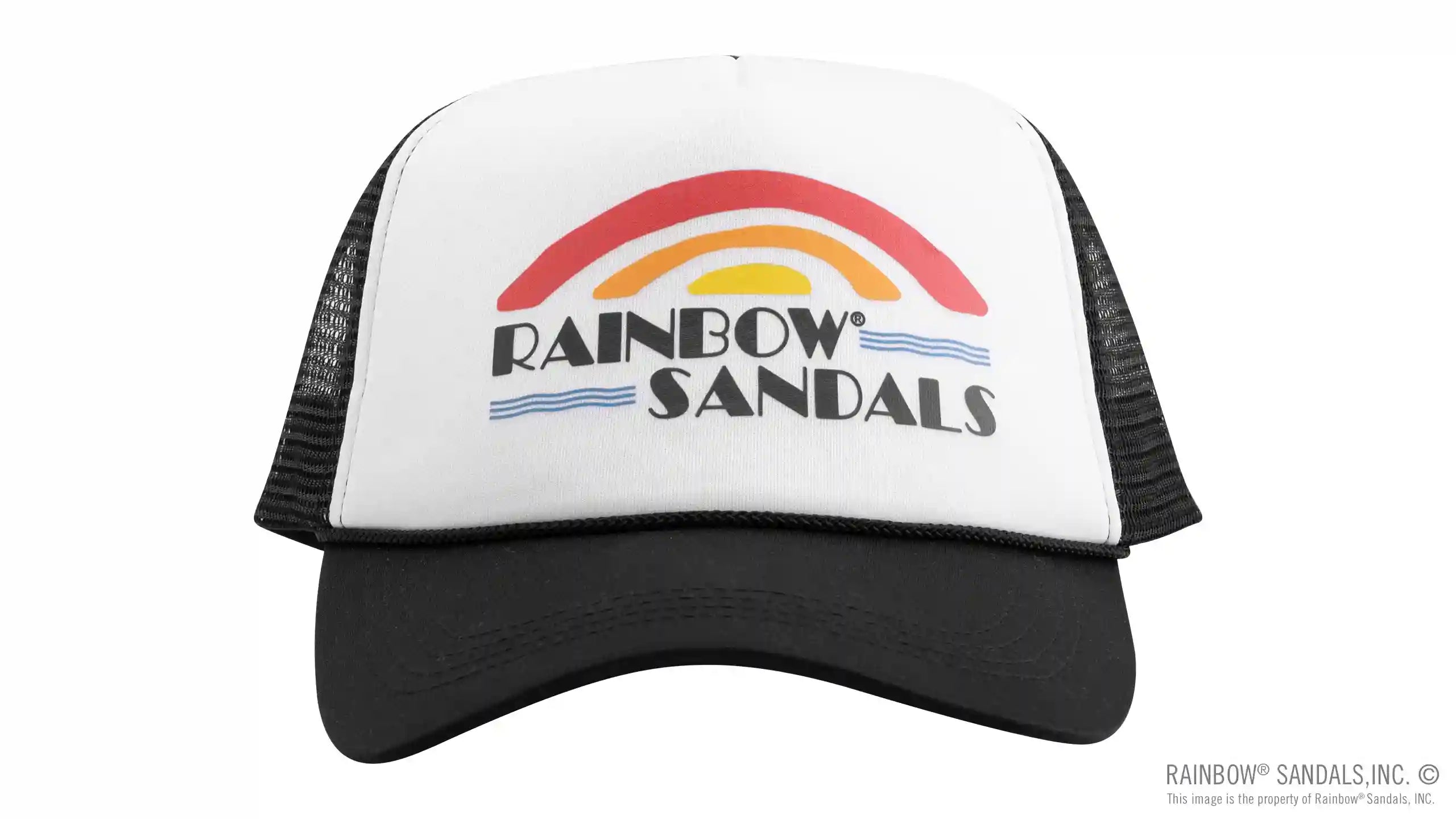 Rainbow Trucker Hat - Vintage Logo - Image 7