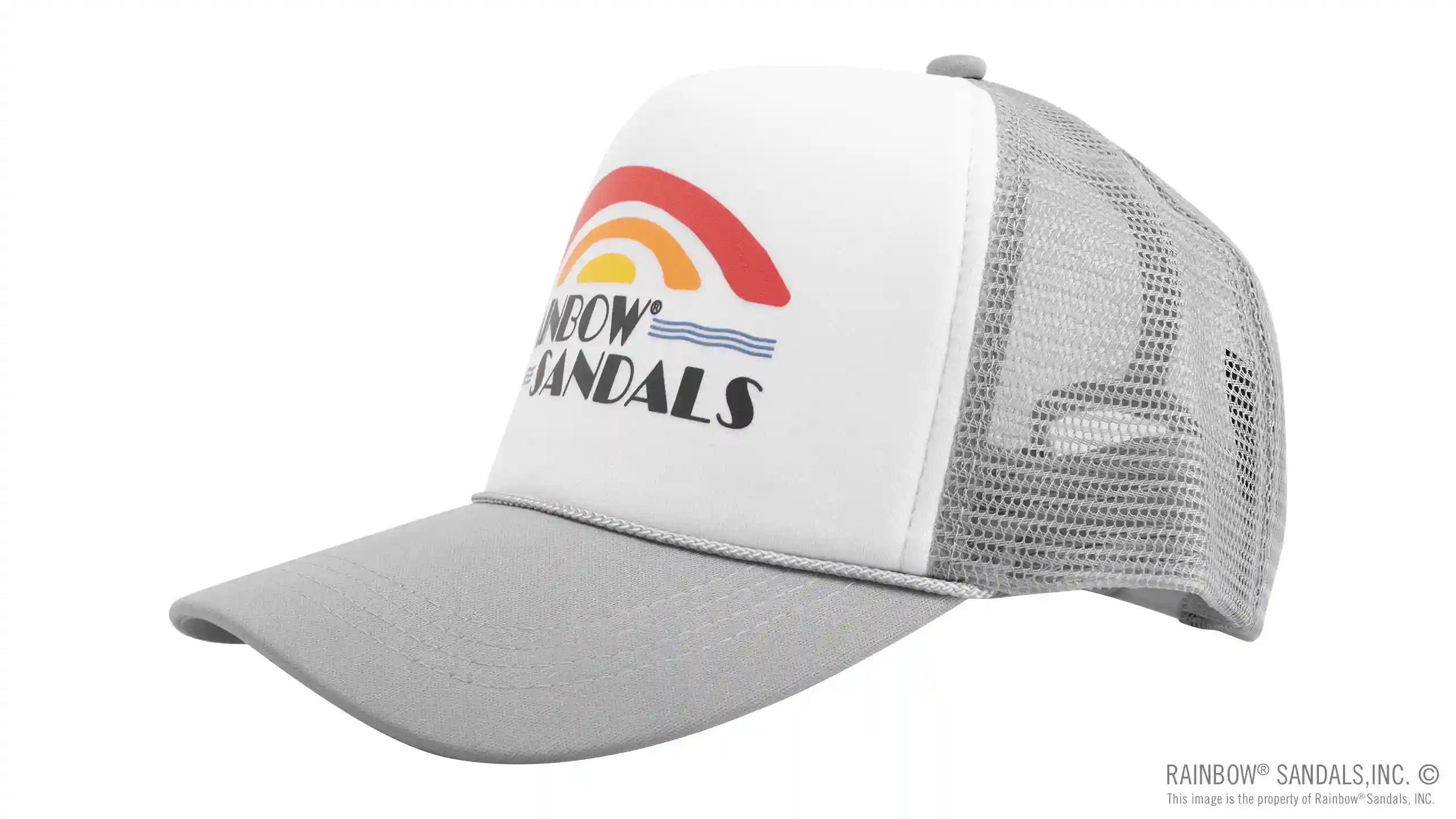 Rainbow Trucker Hat - Vintage Logo - Image 11