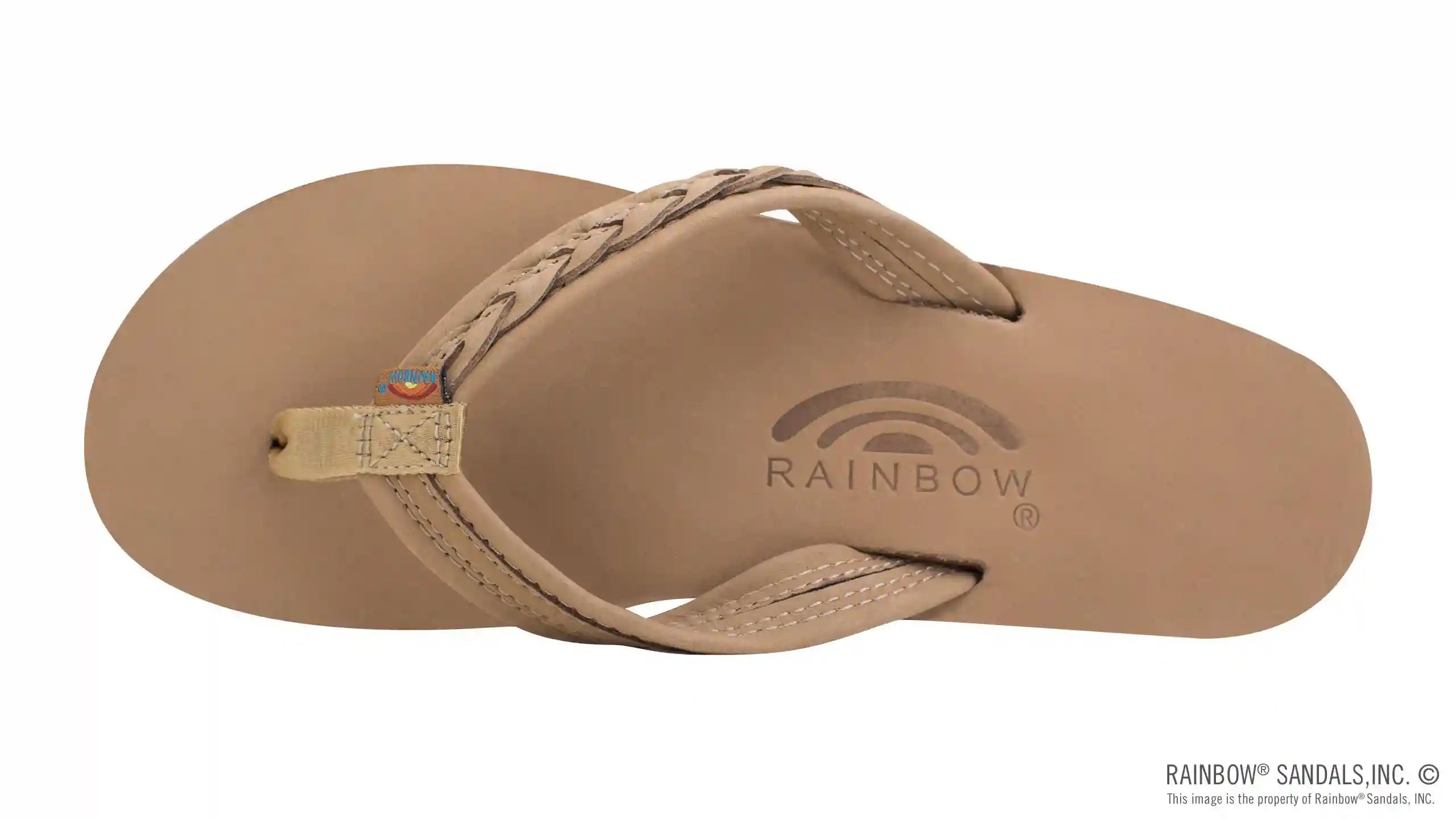The Madison - Single Layer Arch Support with a Braid on a 3/4 Medium Rolled Strap - Image 18