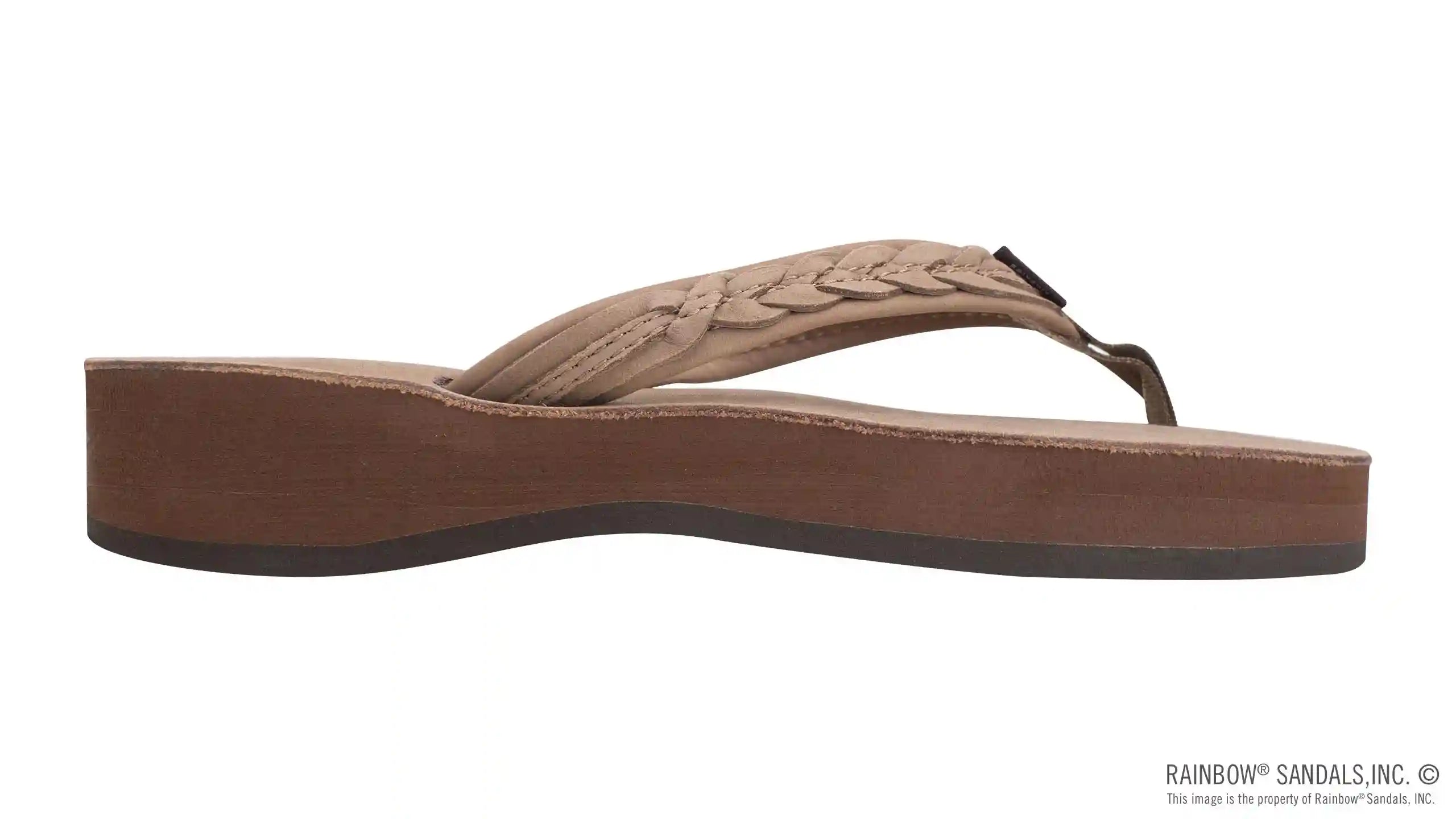 Madison Four Layer Wedge with a 3/4 Medium Braided Strap - Image 4