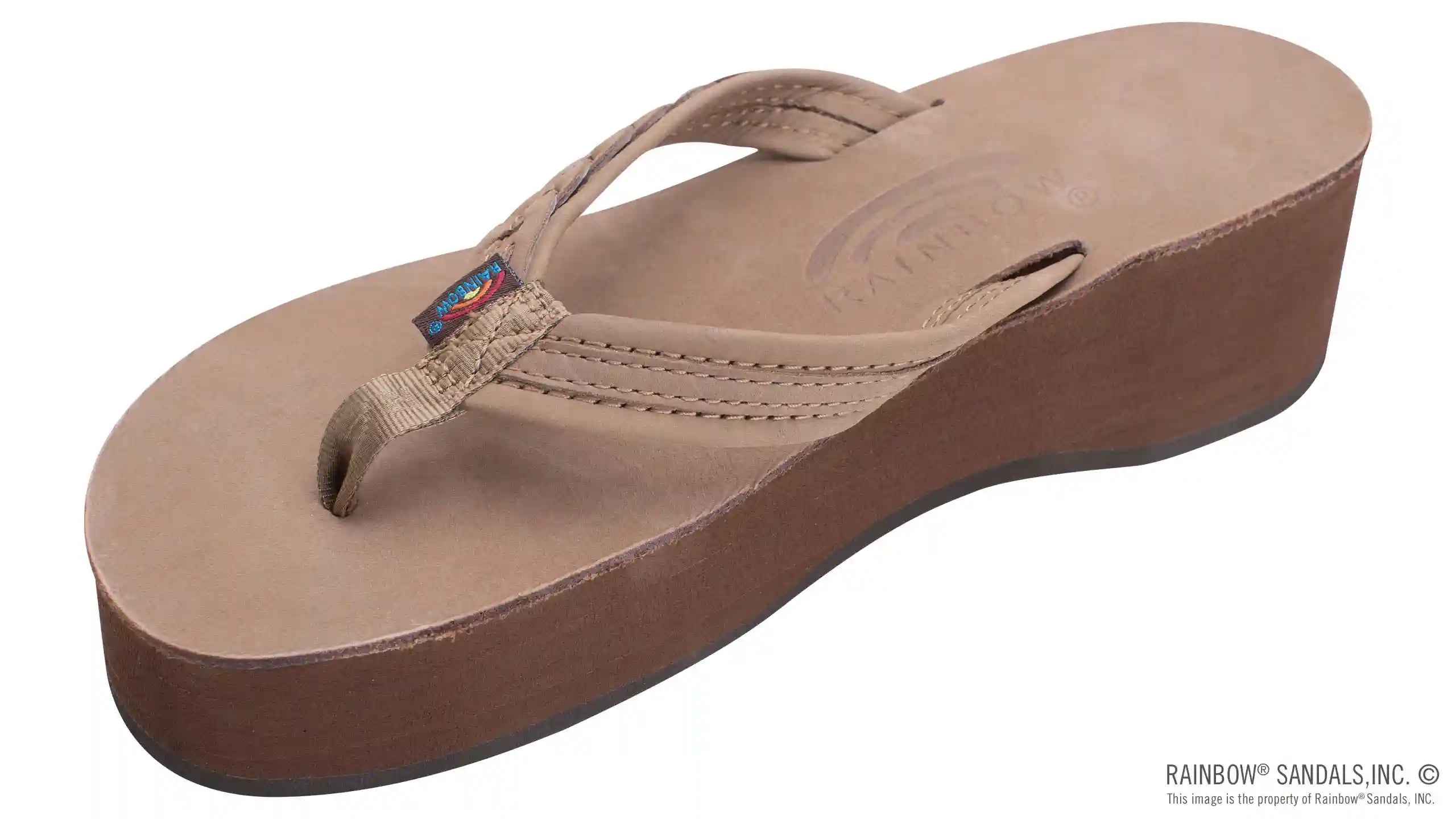 Madison Six Layer Wedge with a 3/4 Medium Braided Strap
