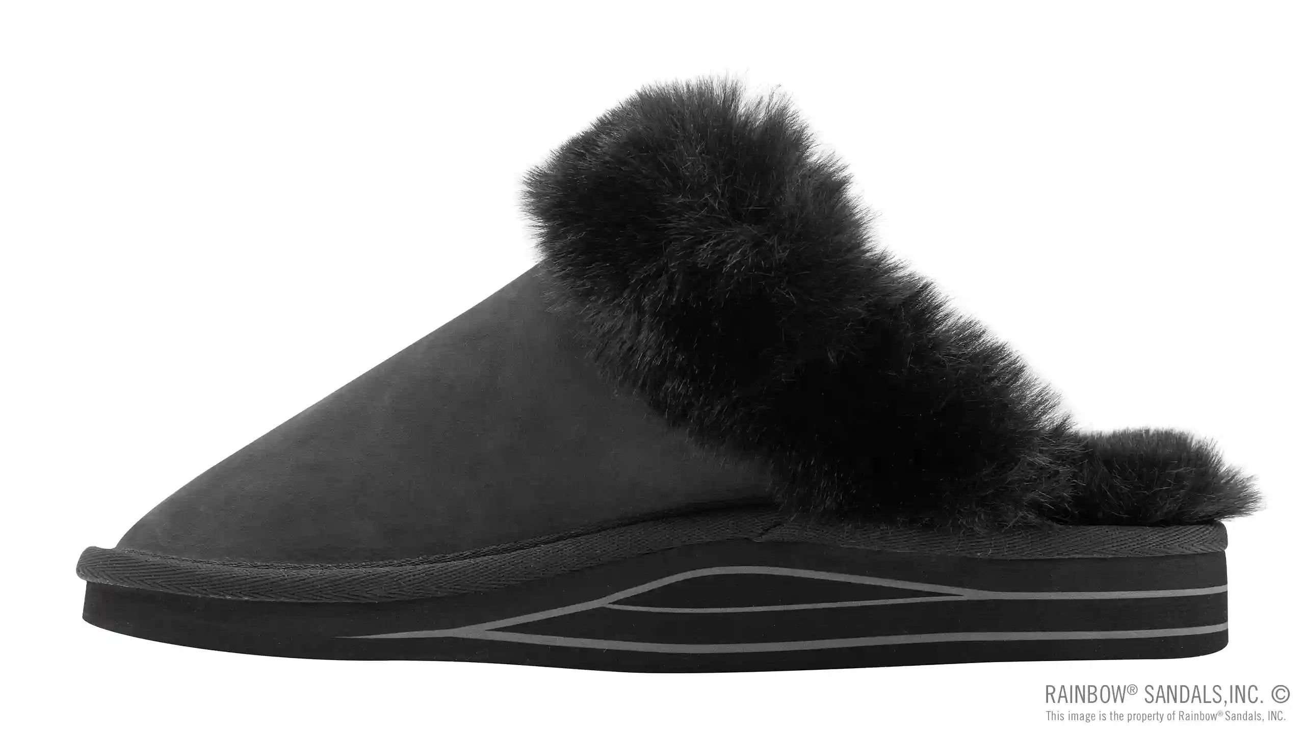 Sunset Snugs2 - Leather. Fleece Lined Slipper Double Layer Arch - Image 2