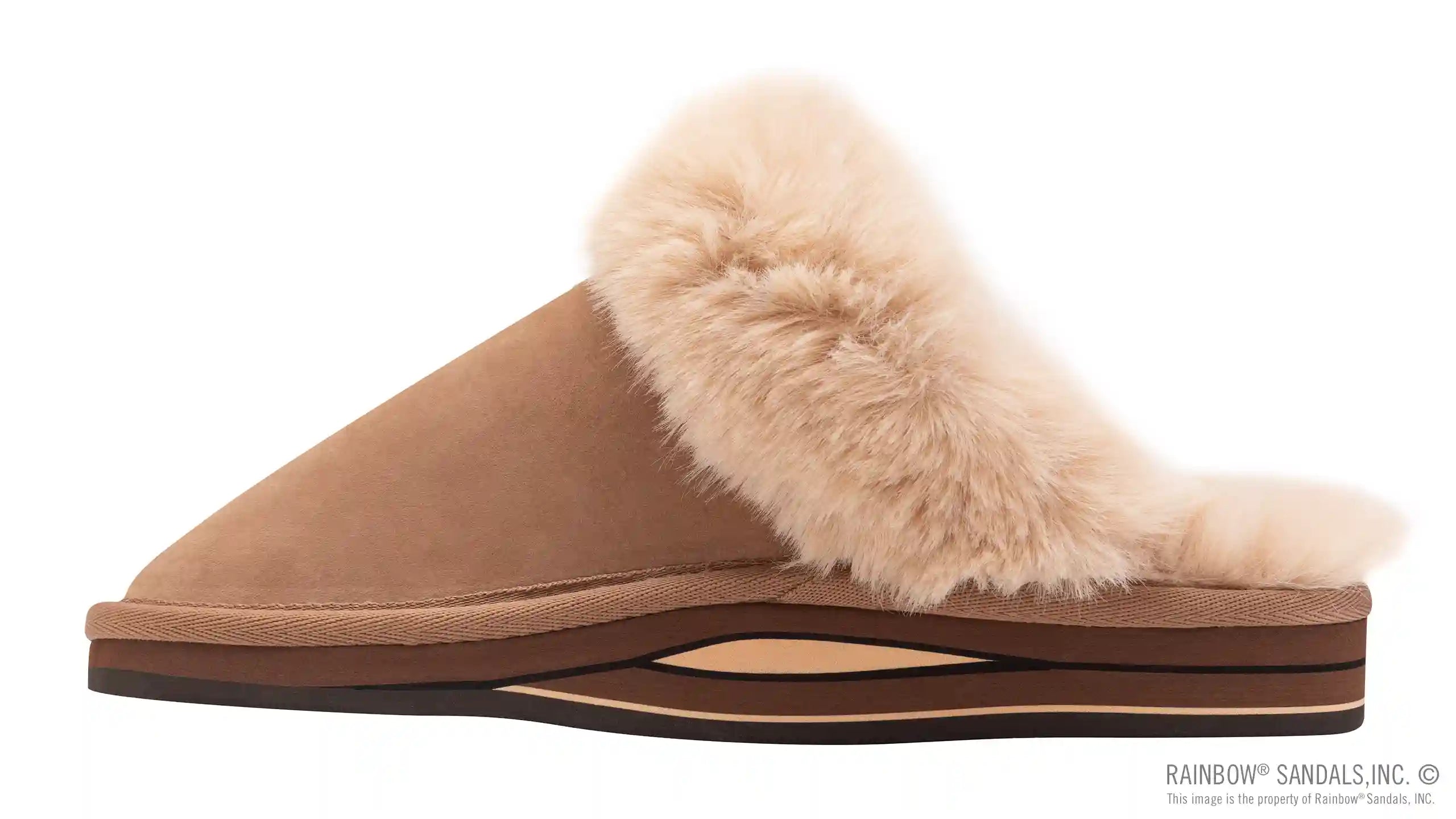 Sunset Snugs2 - Leather. Fleece Lined Slipper Double Layer Arch - Image 12