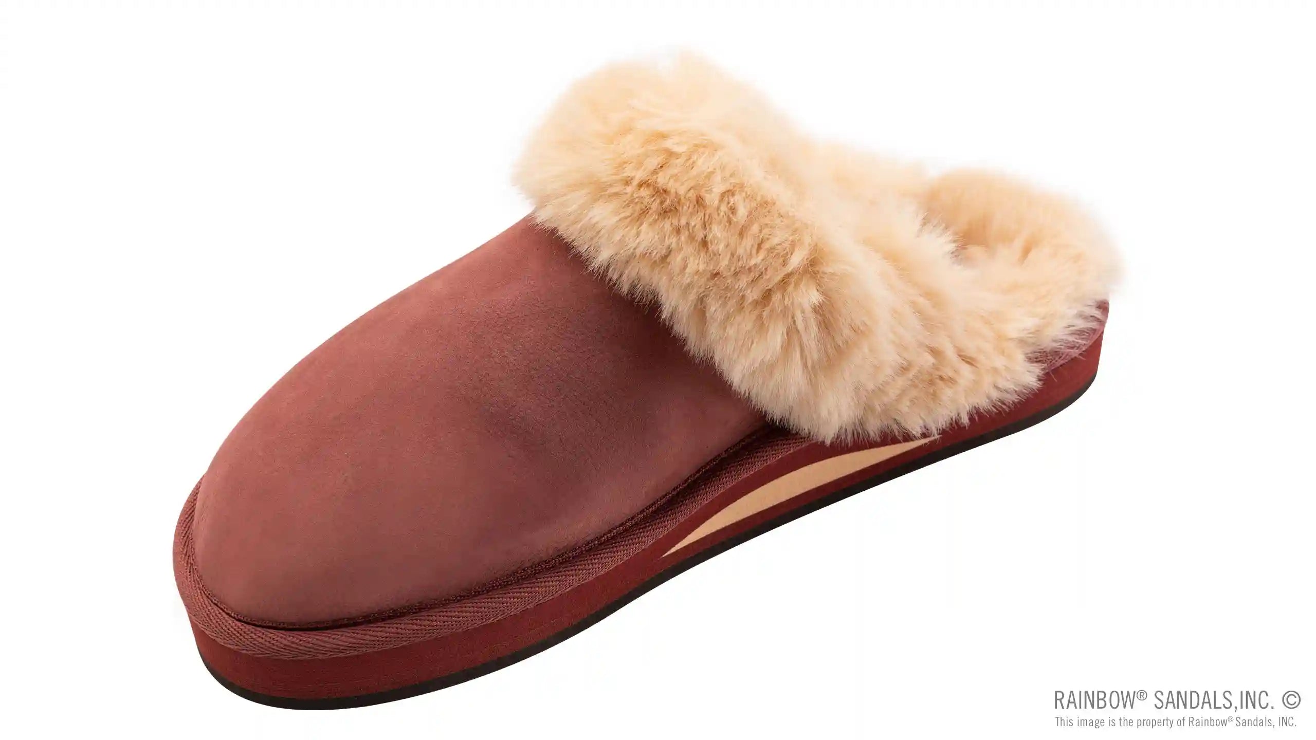 Sunset Snugs - Leather. Fleece Lined Slipper Single Layer Arch - Image 6