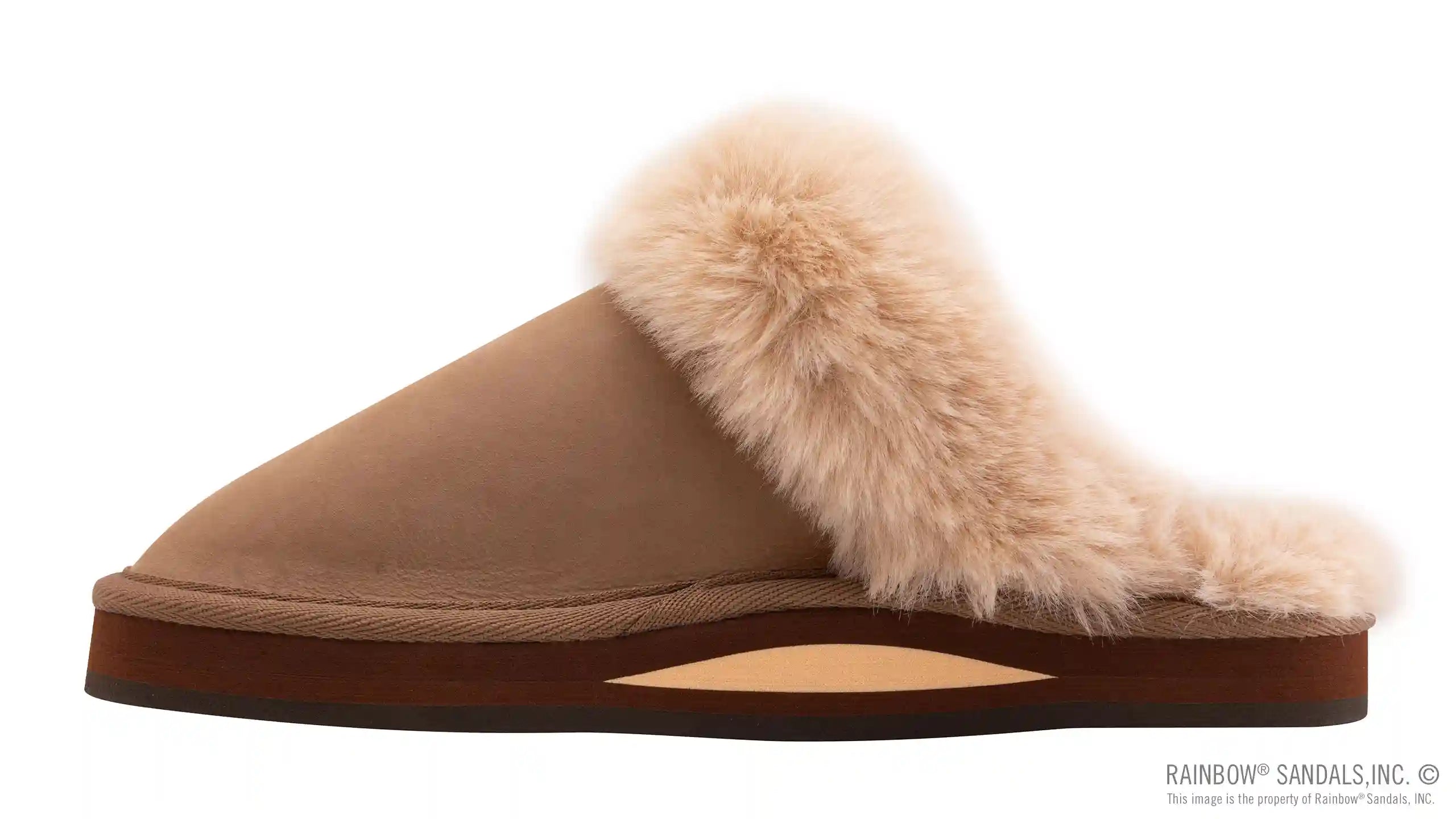 Sunset Snugs - Leather. Fleece Lined Slipper Single Layer Arch - Image 12