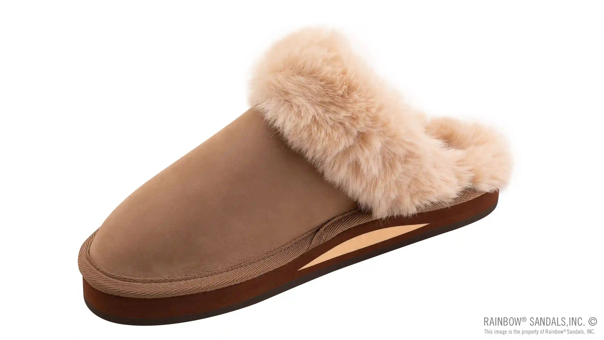 Sunset Snugs - Leather. Fleece Lined Slipper Single Layer Arch - Image 11