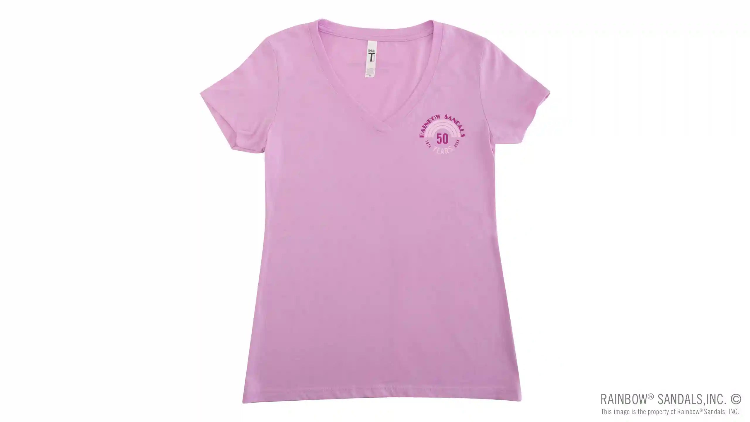 Ladies' V-Neck T-Shirt 50 Year Anniversary - Image 4