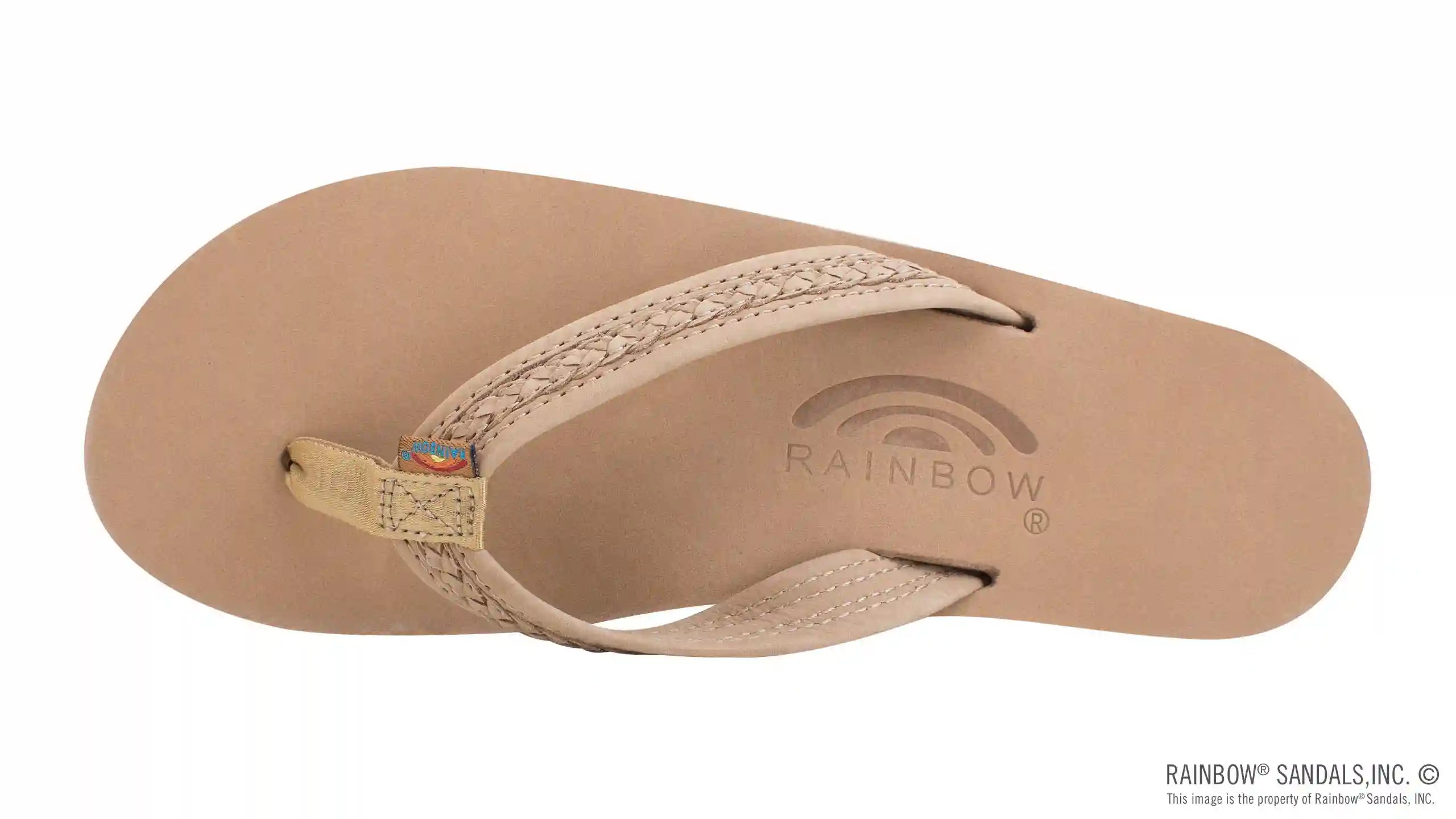 The Willow – Double Layer Arch Support Premier Leather with Inset Double Braided 3/4 Medium Strap - Image 28